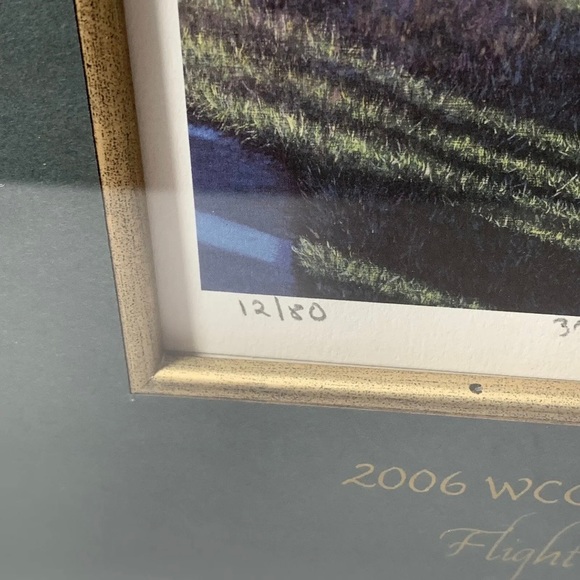 George Lawrence Jr. 3rd Hole Westhampton NY Club Signed Framed Golf Print Award - Picture 4 of 9